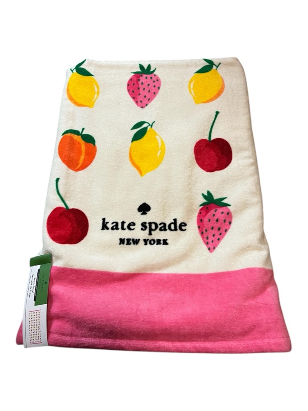 🆕 Kate Spade Oversized Tropical Fruit Beach Towel
